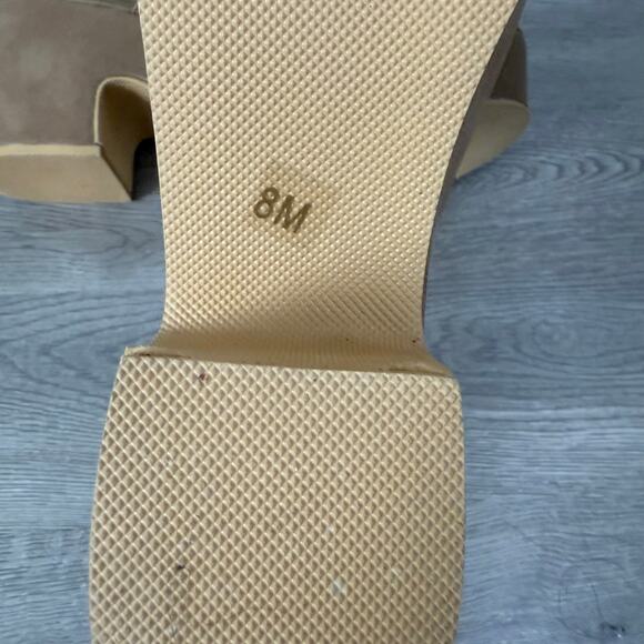 Anthropologie Matisse Women's Tan Brown Terry Platform Heels Size 8M - Picture 12 of 15